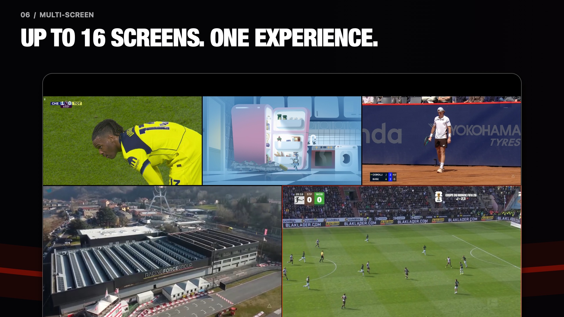 IPTVX multi-screen experience on Apple TV